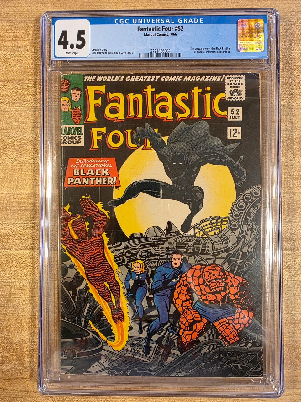 Fantastic Four #52 CGC 4.5