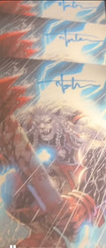 SDCC Battle Beast #2 Exclusive Triple Signed